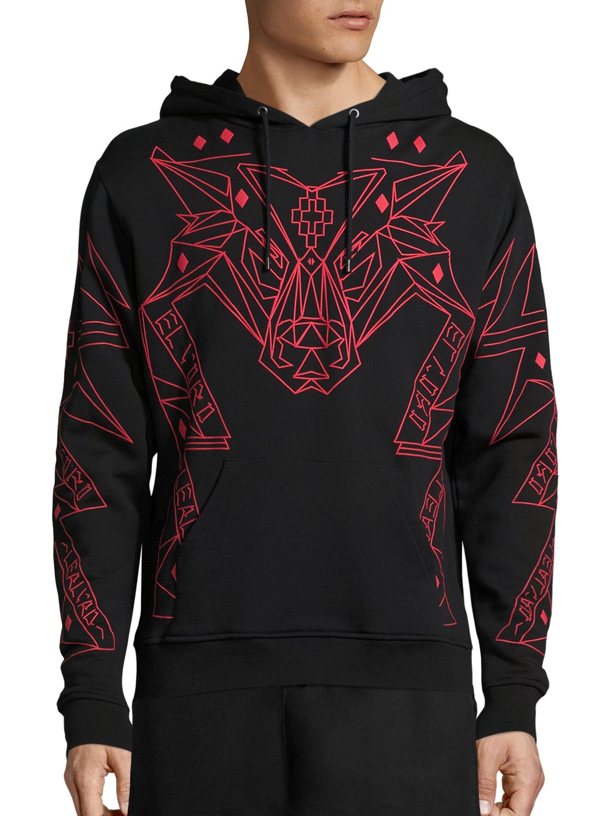 Lyst Marcelo Burlon Cottonjersey Hoody in Black for Men